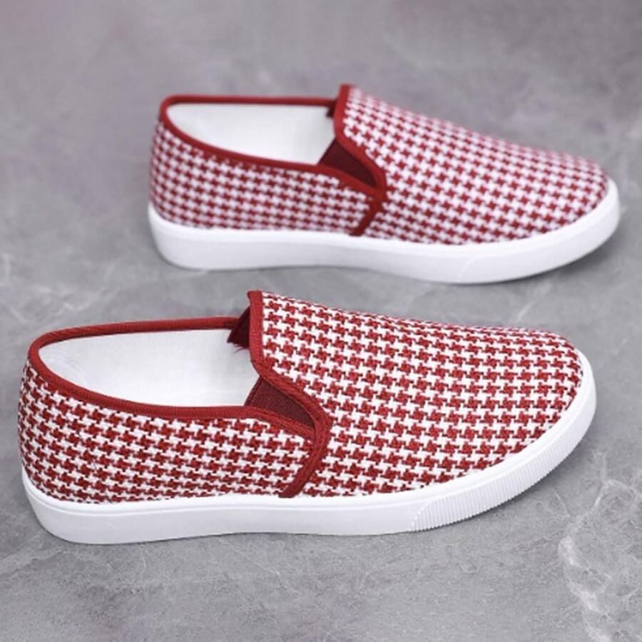 Comfortabele Mesh Instapschoenen Dames Zacht Leer Platte Loafers voor Lichte Stappen