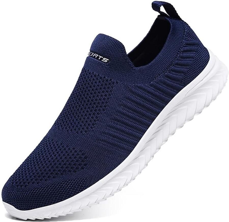 Comfortabele Mesh Sneakers voor en Slip-On Sportschoenen zonder Veters