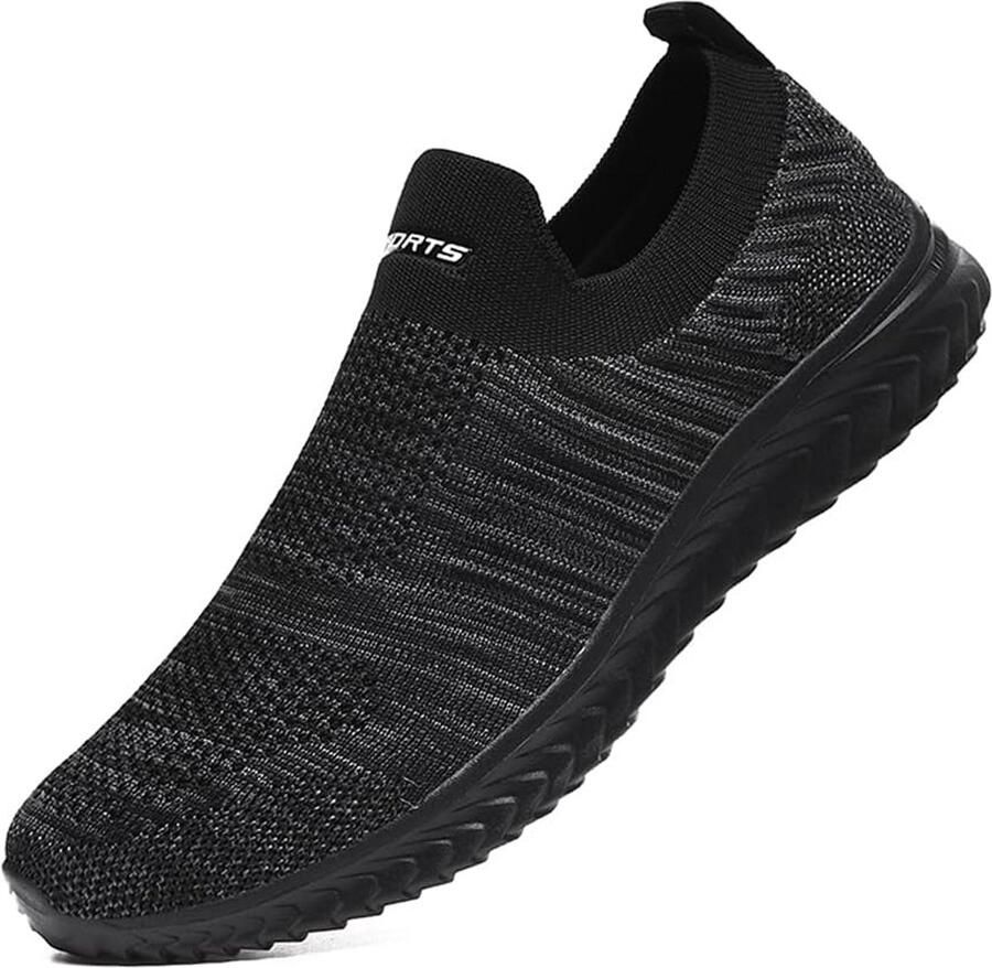 Mesh Sneakers voor en Sportieve Slip On Hardloopschoenen zonder Veters