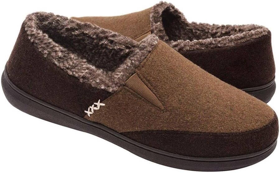 Comfortabele Microsuède Mocassin Pantoffels voor Heren met Traagschuim
