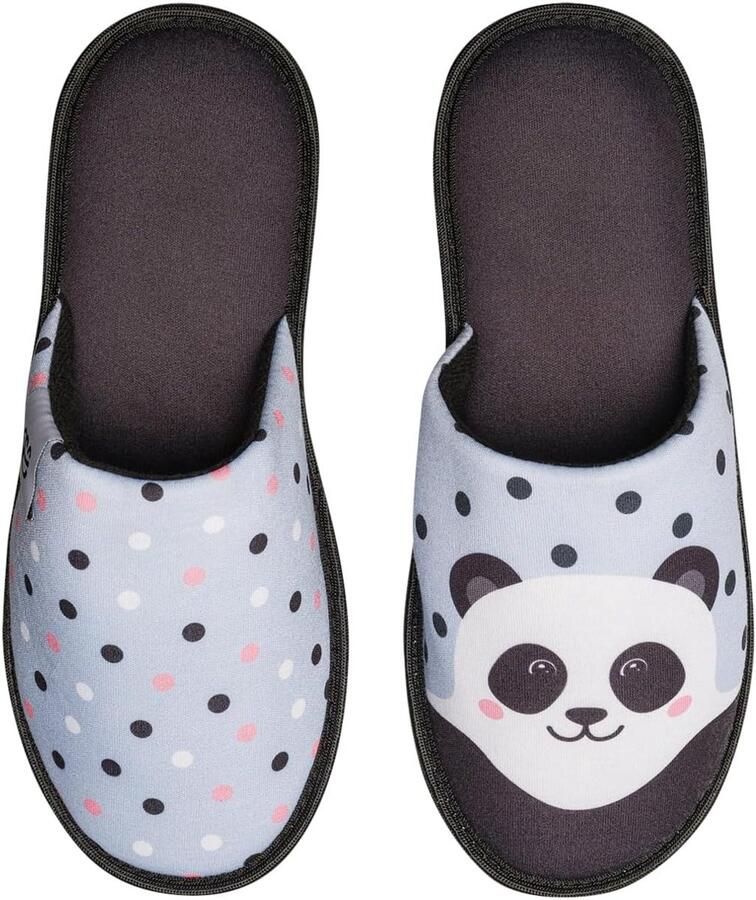 Comfortabele Muiltjes met Antislipzool Unisex Pantoffels met Binnenvoering voor & Kinderen Speelse Prints