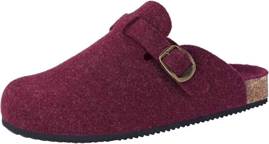 Comfortabele Mules Pantoffels met Kurk Voetbed voor Binnen en Buiten