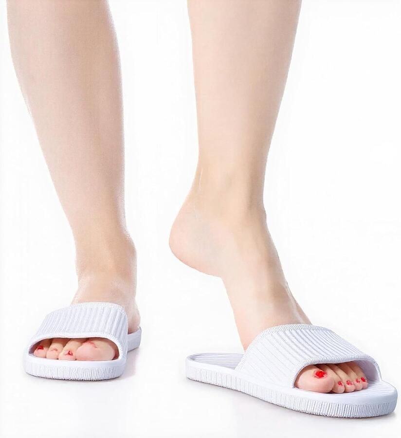 Comfortabele Open Teen Doucheslippers voor en Antislip Sandalen voor Thuis Badkamer en Zwembad