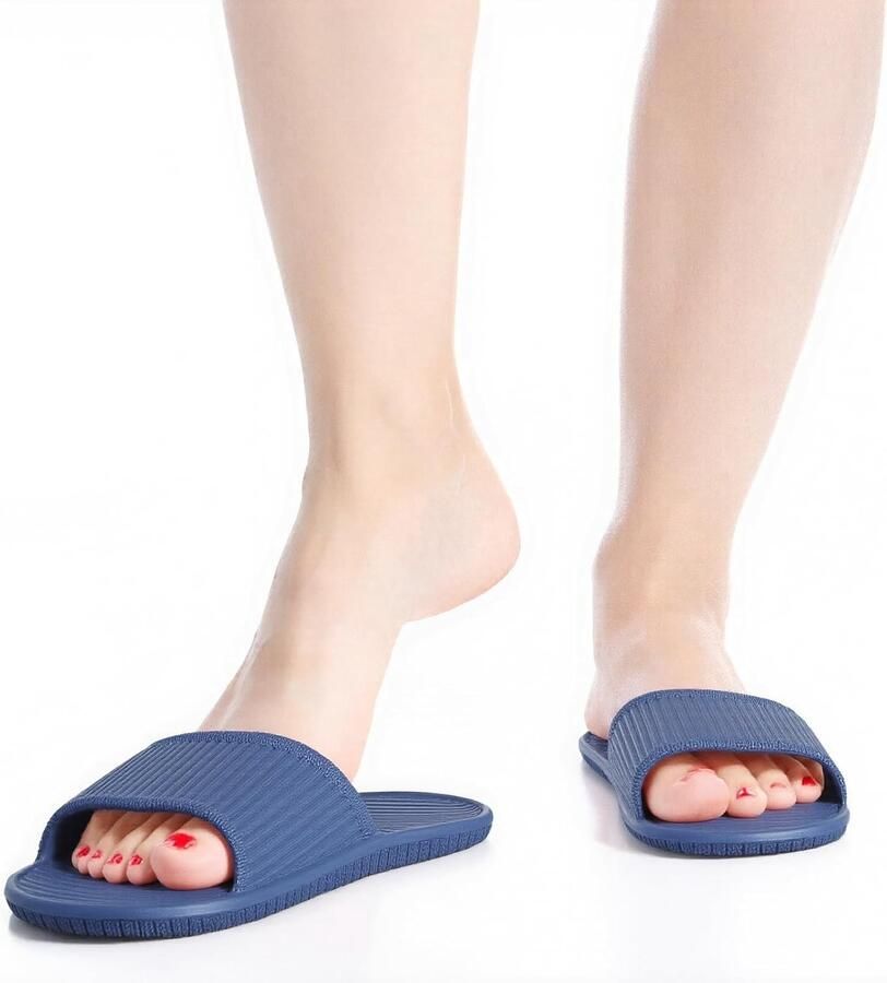 Comfortabele Open Teen Doucheslippers voor nen en Antislip Sandalen voor Thuis Badkamer en Zwembad