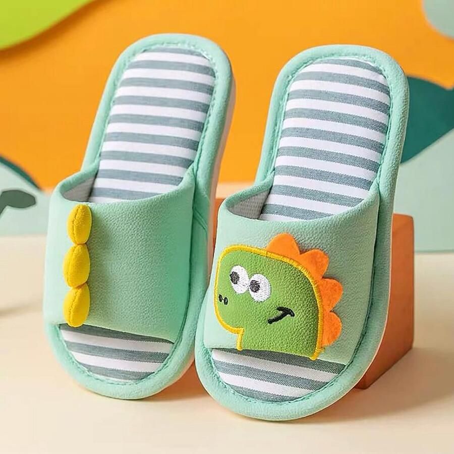 Comfortabele Open Teen Pantoffels met Cartoon Patroon voor Kinderen