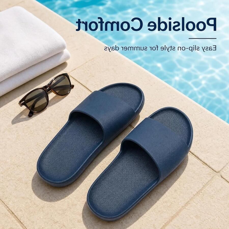 Comfortabele Open Teen Slippers voor en Ideaal voor Badkamer Strand en Thuisgebruik