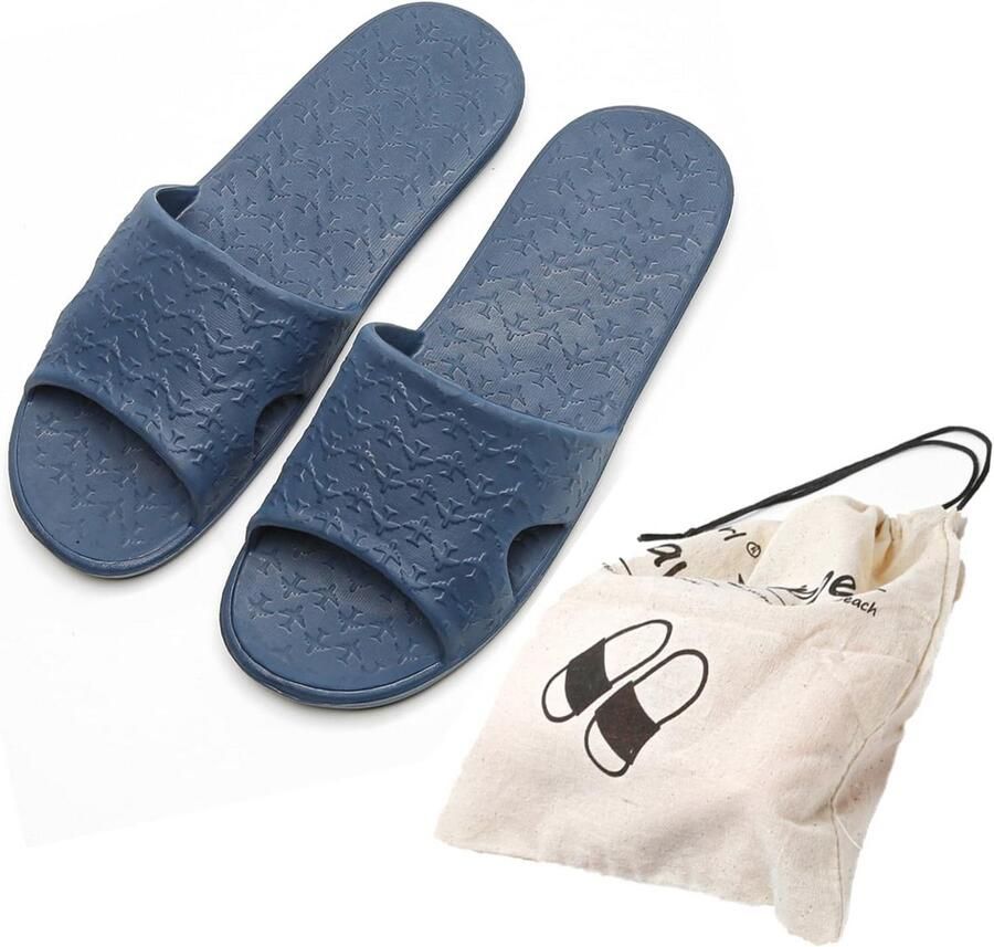 Comfortabele Opvouwbare Reis Pantoffels voor en Antislip Sneldrogend en Ideaal voor Thuis en op Reis