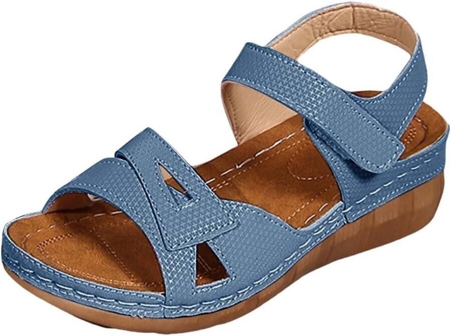 Comfortabele Orthopedische Dames Sandalen met Zacht Voetbed Antislip Zomerschoenen