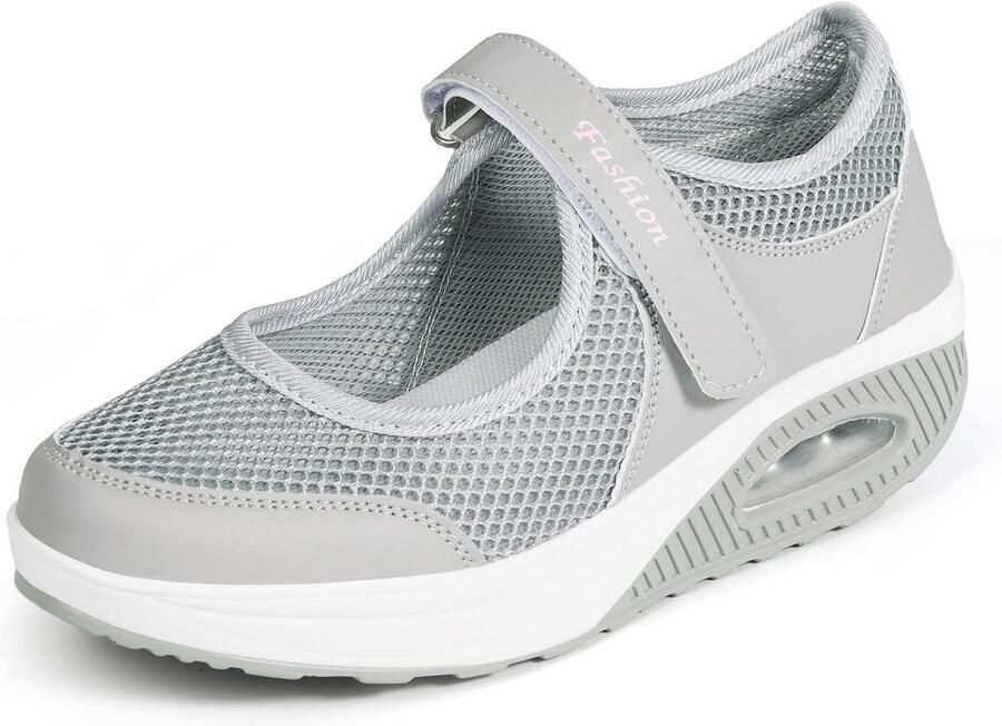 Comfortabele Orthopedische Damessneakers Slip-On Loopschoenen met Luchtcomfort