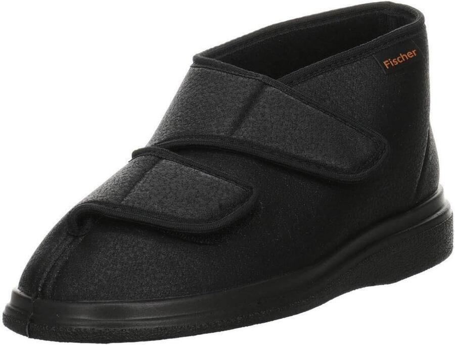 Comfortabele Orthopedische Instapschoenen met Klittenband voor en Zwart