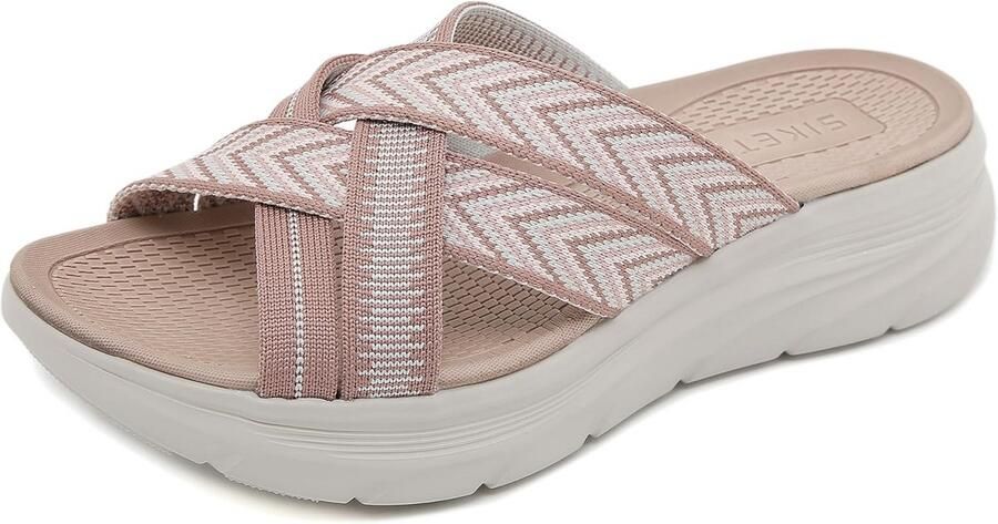 Comfortabele Orthopedische Sandalen Dames met Steunzool en Lichte Sleehak voor Zomer