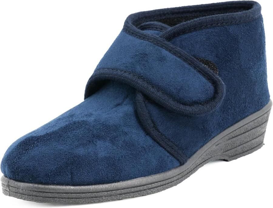 Comfortabele Orthopedische Slippers Dames met Klittenband Antislip Pantoffels voor Binnen