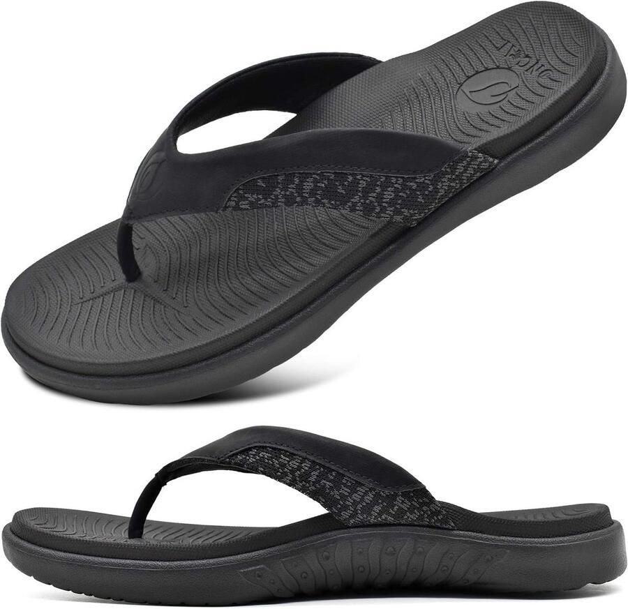 Comfortabele Heren Teenslippers met Orthopedische Steun voor Strand en Zwembad