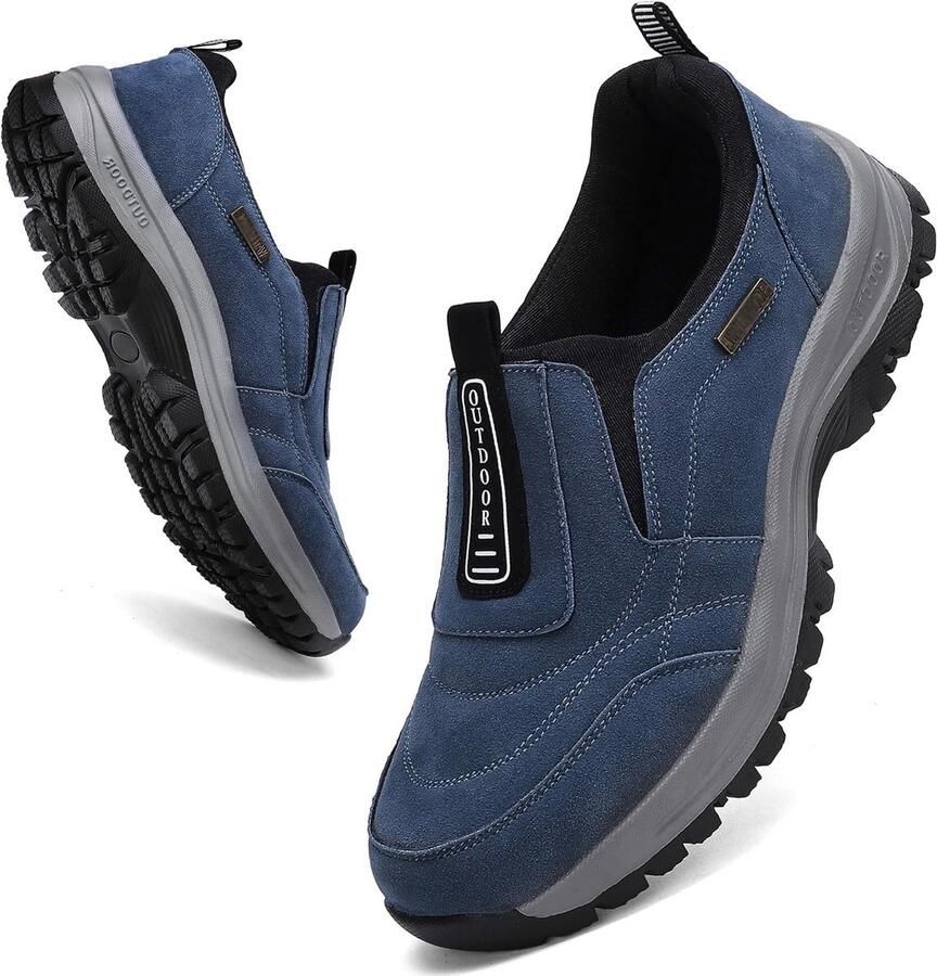 Comfortabele Orthopedische Wandelschoenen Heren Met Steunzool Antislip Lopen