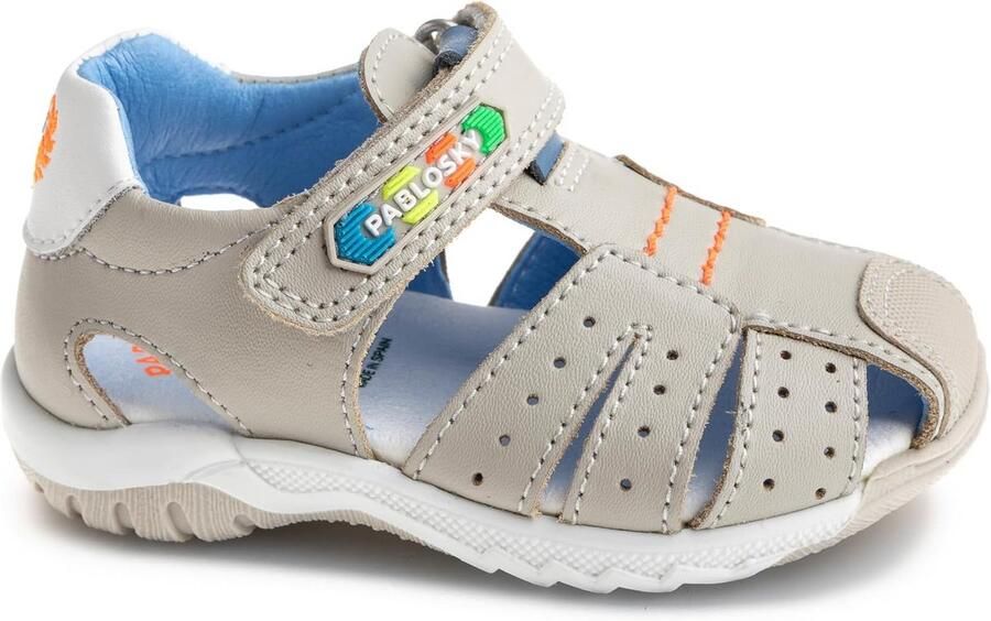 Comfortabele Outdoorsandalen voor en met Echt Leer en Klittenband