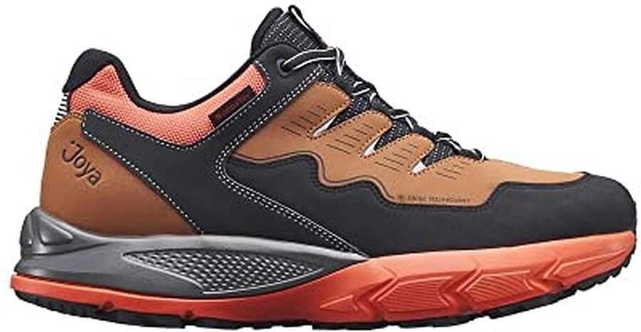 Comfortabele Outdoorschoenen voor Heren Lichte Wandelschoenen voor Stabiele Beweging in Zwart Bruin