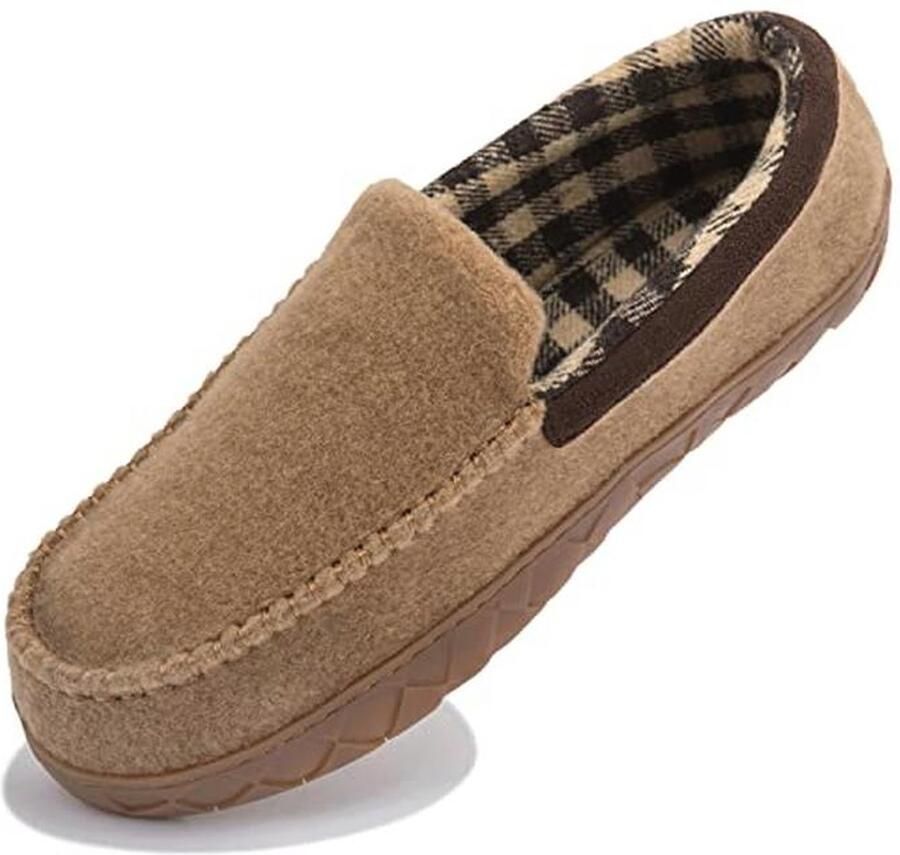 Comfortabele Pantoffels voor Heren Traagschuim Zacht Pluche Antislip