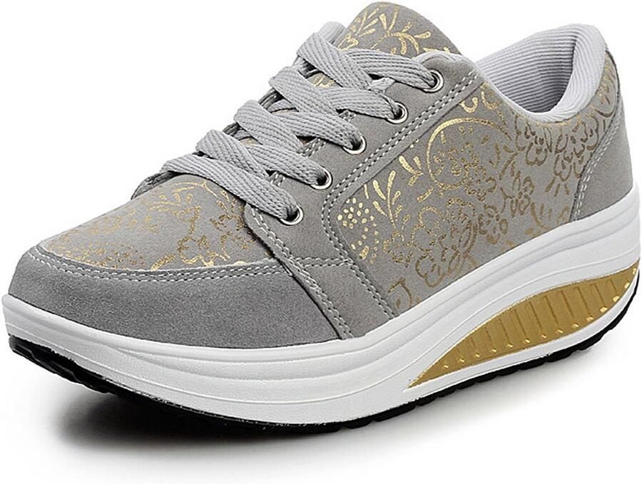 Comfortabele Platte Dames Wandelschoenen voor Ondersteuning en Fitness