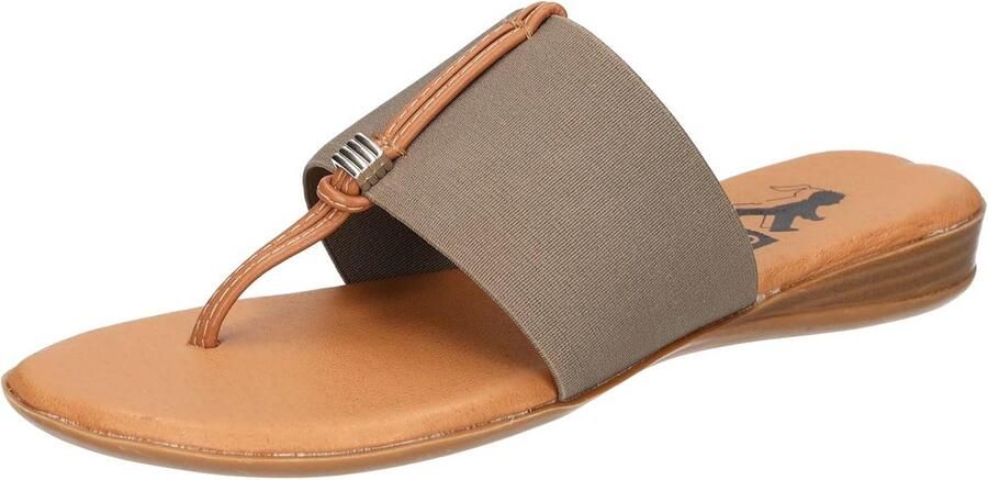 Comfortabele Platte Damessandalen met Elastische Band Lichtgewicht Zomersandalen