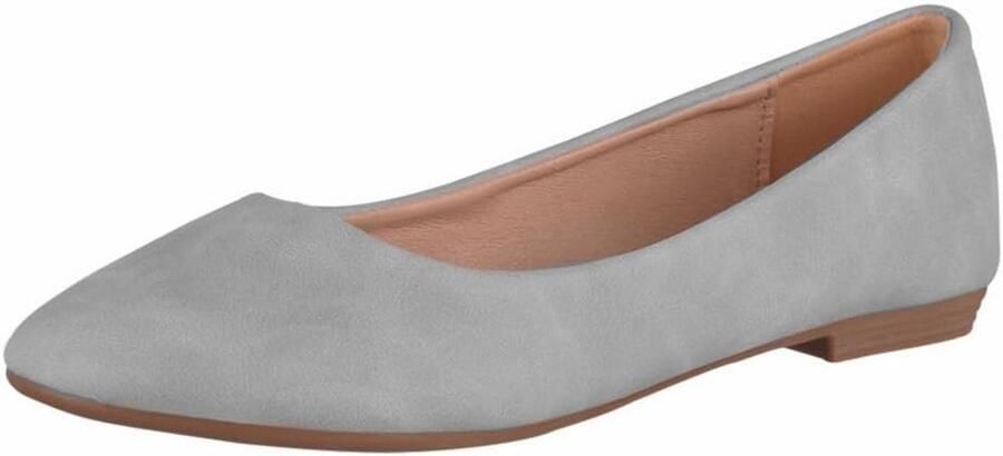 Comfortabele platte damesschoenen slip-on ballerina's