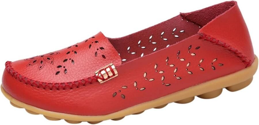 Comfortabele Platte Instapschoenen Dames Brede H Wijdte Wedge Hak