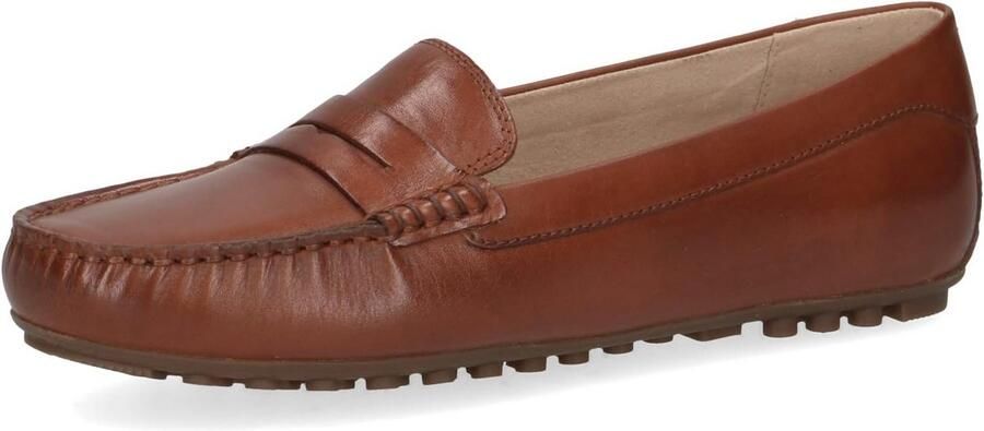 Comfortabele platte instapschoenen voor dames van leer