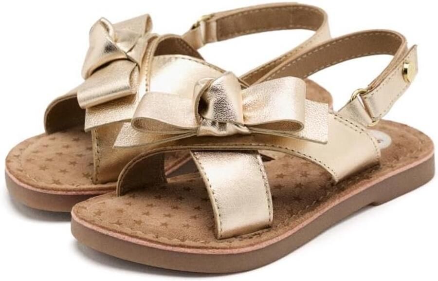 Comfortabele Platte Leren Sandalen voor Meisjes Duurzaam Leer