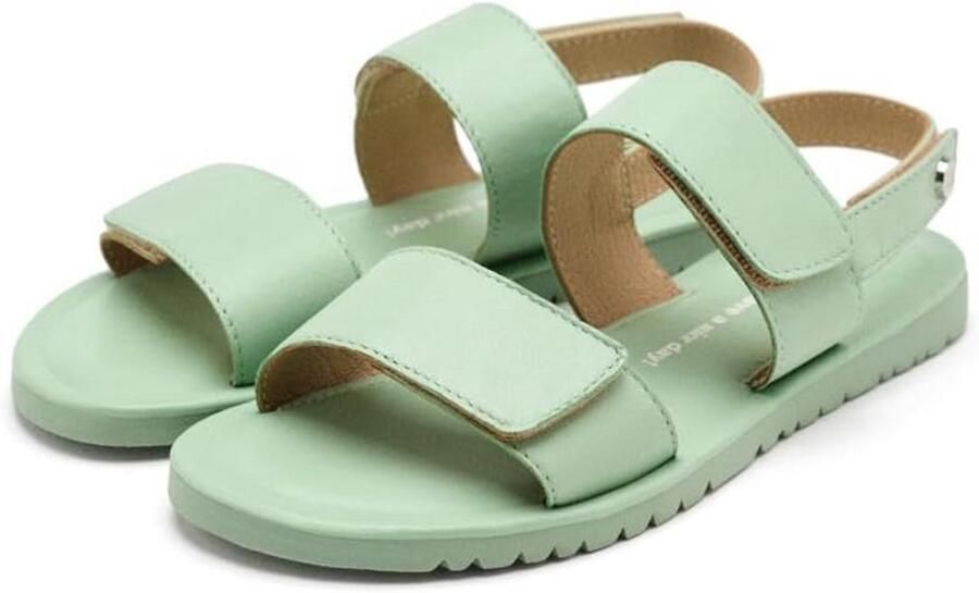 Comfortabele Platte Leren Sandalen voor Meisjes