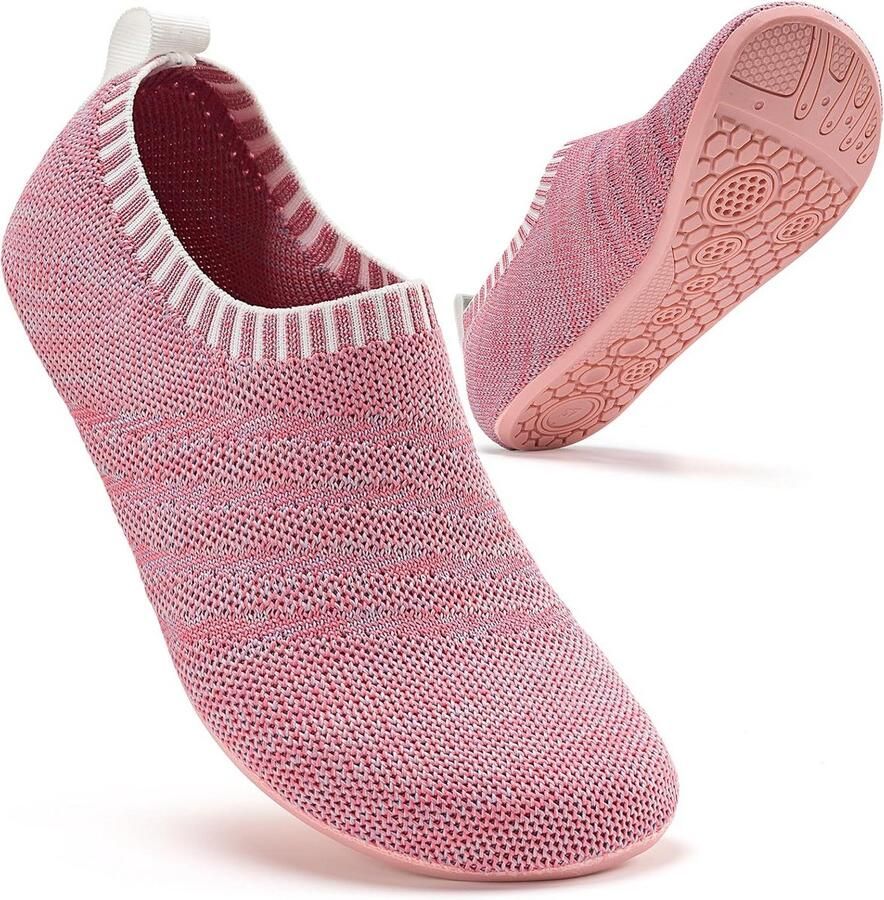 Comfortabele Platte Pantoffels Unisex met Antislip Rubberen Zool voor Binnen en Buiten