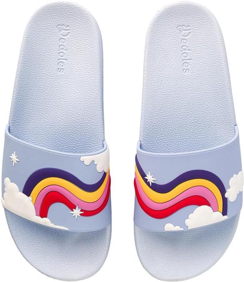 Comfortabele Platte Sandalen voor Volwassenen met Kleurrijke Prints