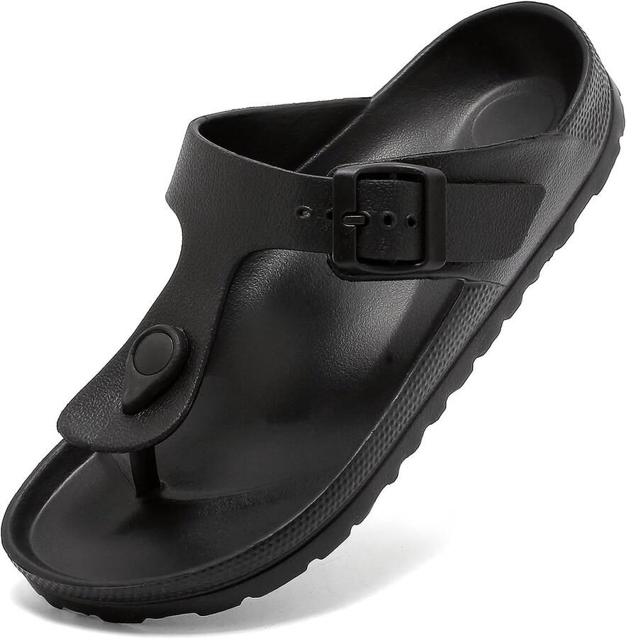 Comfortabele Platte Teenslippers Zomer & Verstelbaar & Antislip