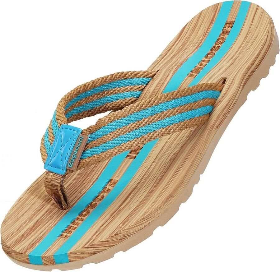 Comfortabele Platte Zomerslippers voor en Antislip Strand- en Zwembadsandalen