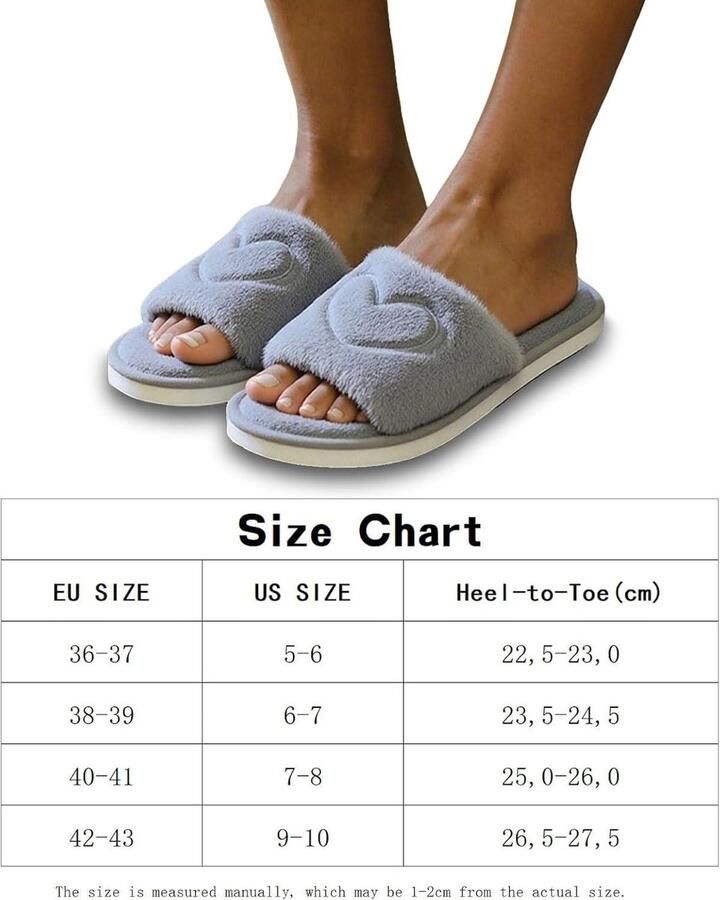 Comfortabele pluche pantoffels dames Antislip winterpantoffels traagschuim voering Warme damessloffen met grip