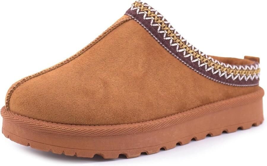 Comfortabele Pluche Pantoffels Dames Elegante Winter Slippers met Memory Foam