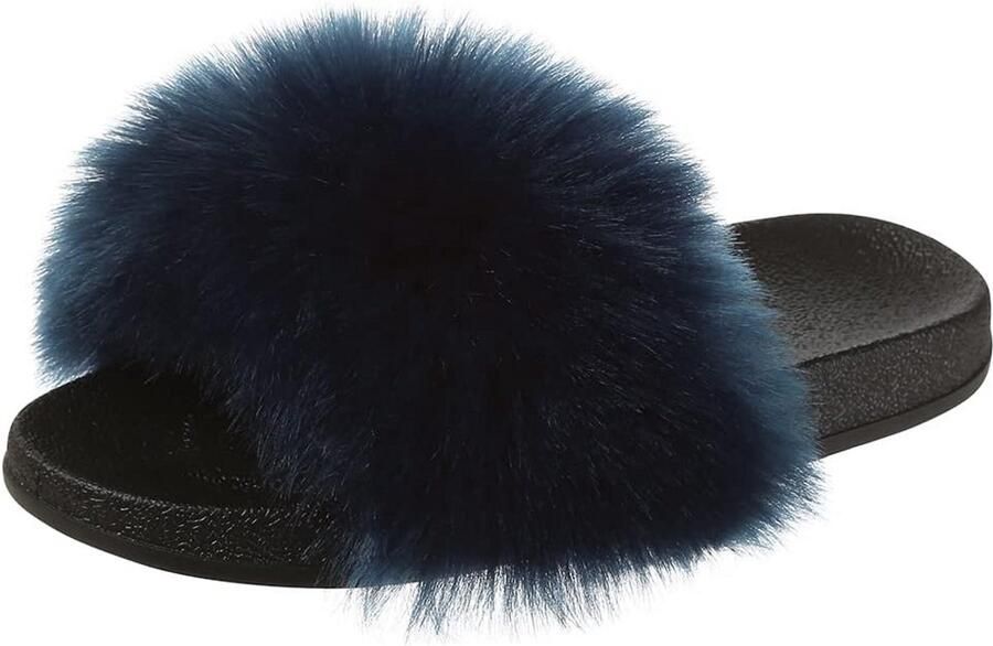 Zachte Dames Pantoffels Pluizig Comfortabele Zomer Sloffen