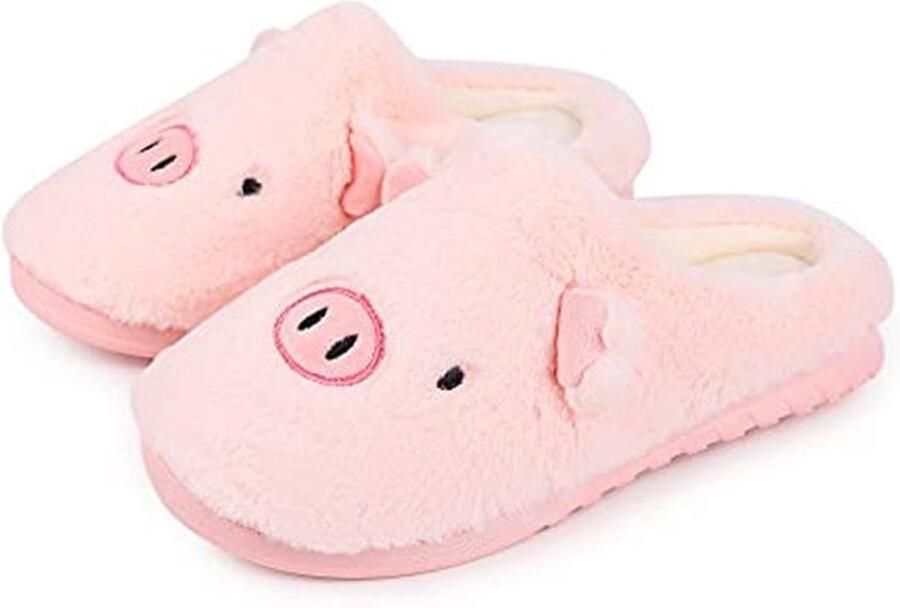 Comfortabele Pluche Slippers voor en met Traagschuim en Antislip Zool