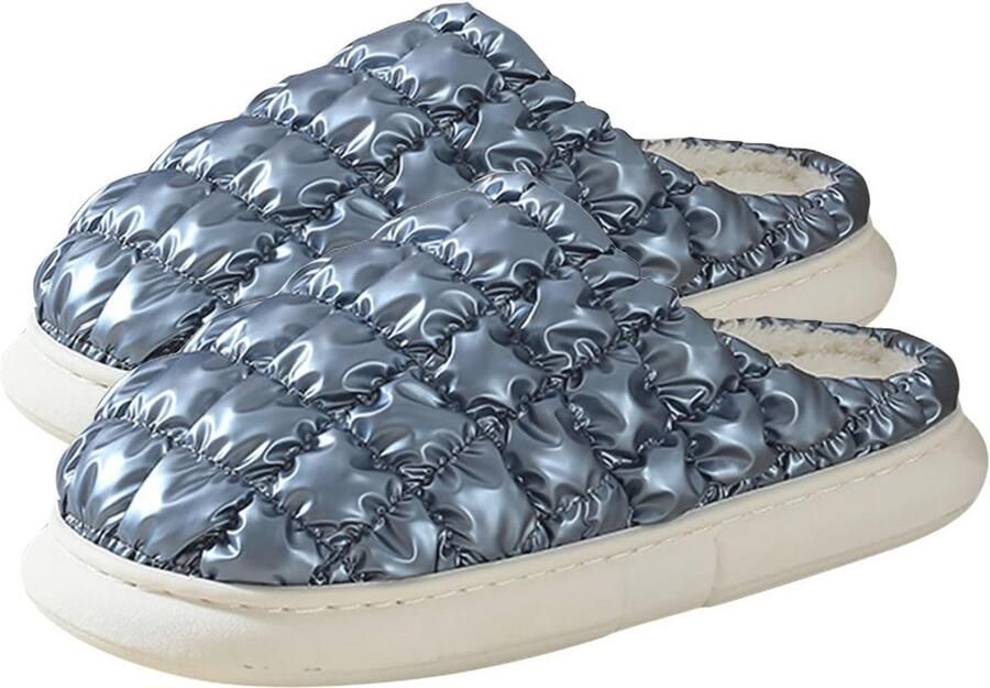 Comfortabele Pluche Slippers voor en Warme Fluffy en Non-Slip