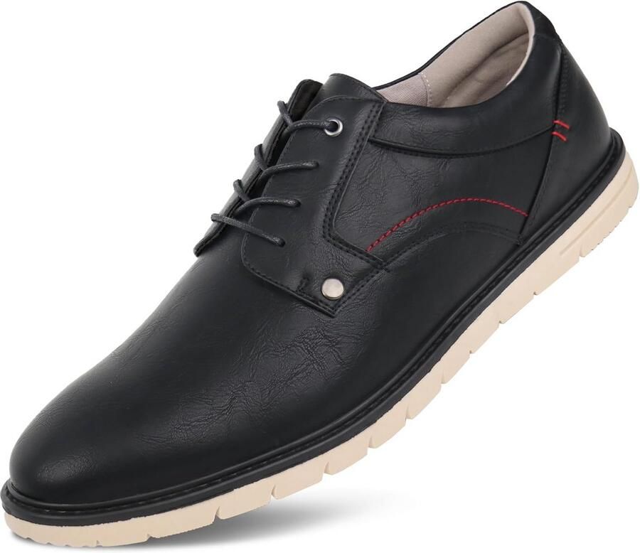 Heren Oxford Sneakers Comfortabele Grote Maten Zakelijke Casual Schoenen
