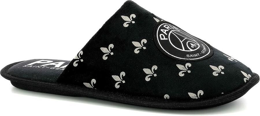 Voetbal Pantoffels Comfortabele Slippers Ontspannen Thuis Officiële Collectie Zwart