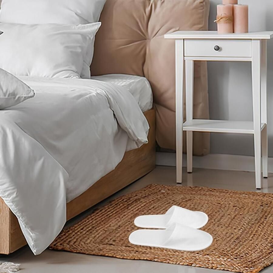 Comfortabele Reisslippers voor Binnengebruik Gesloten Hotel Schoenen voor en Ideaal voor Vakanties en Logies
