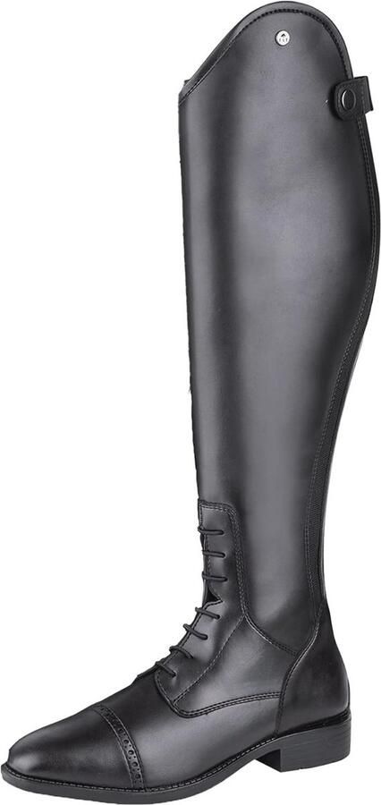 Comfortabele Rijlaarzen met Veterdetail Geschikt voor Paardrijden