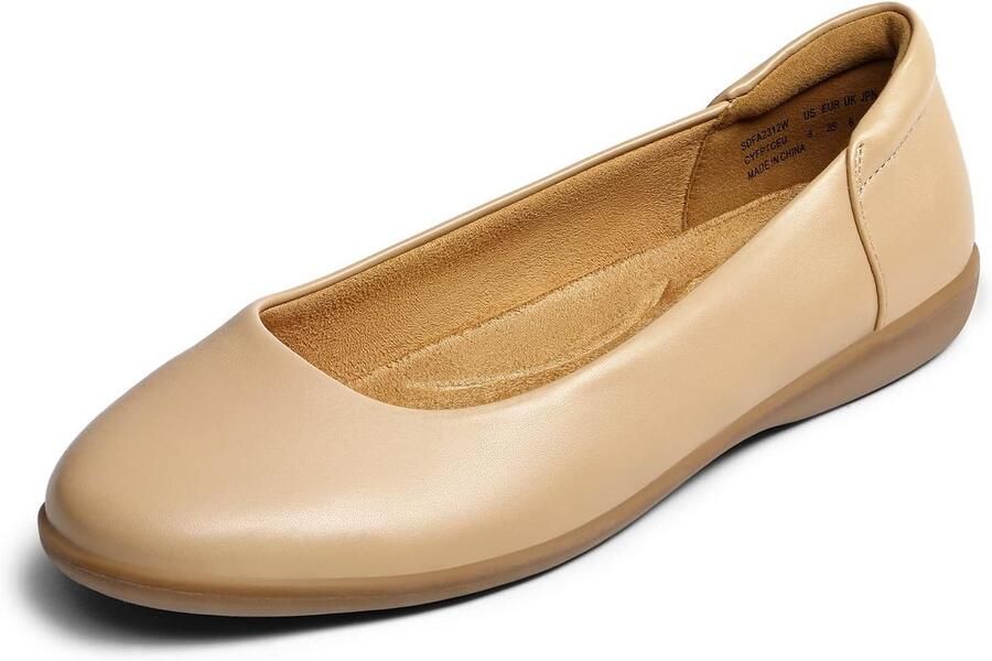 Comfortabele Ronde Neus Ballerina's Dames Platte Schoenen voor Kantoor en Dagelijks Gebruik