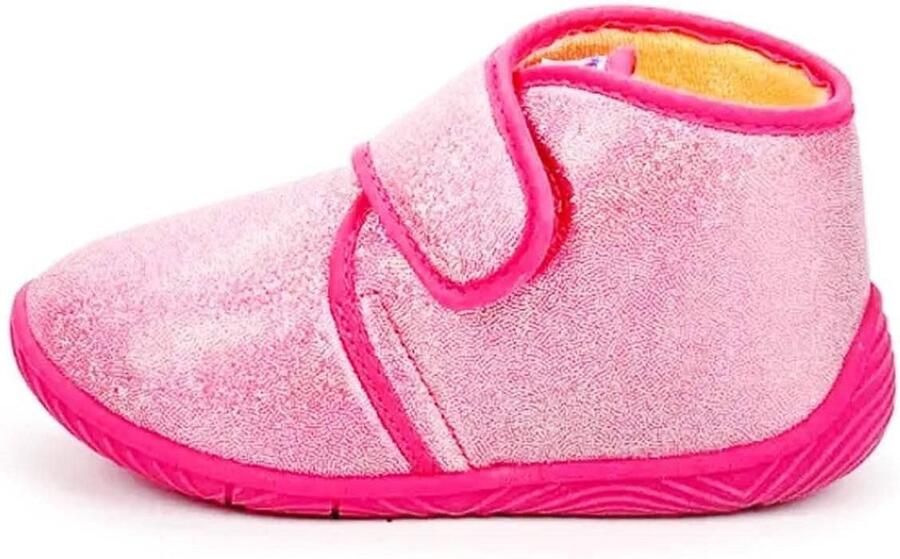 Comfortabele Roze Meisjes Pantoffels met Glitter voor Binnen en Buiten