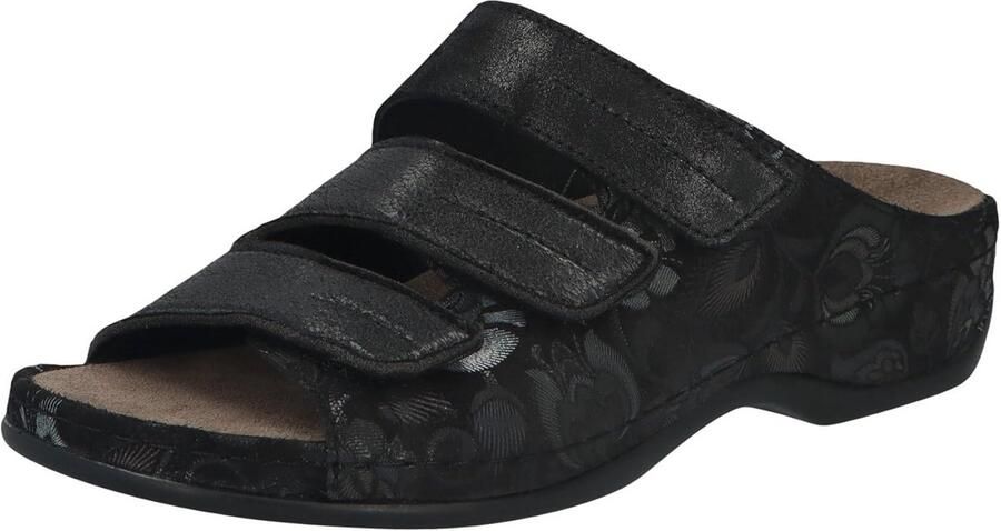 Comfortabele sandalen dames met klittenband en uitneembaar voetbed