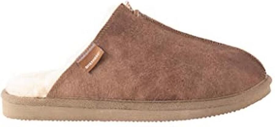 Comfortabele Schapenvacht Pantoffels voor Mannen Slip In Sloffen Zacht en Warm