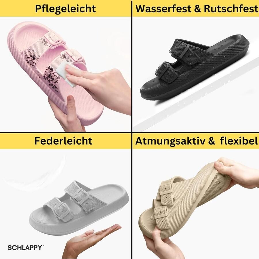 Comfortabele Slides en Waterdichte en Antislip Cloud Slippers