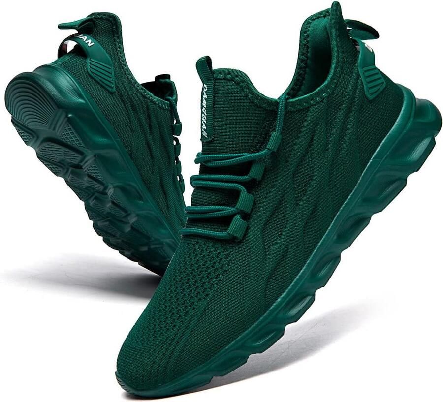 Heren Sneakers Slip-On Lichtgewicht Sportschoenen voor Fitness Wandelen en Vrije Tijd