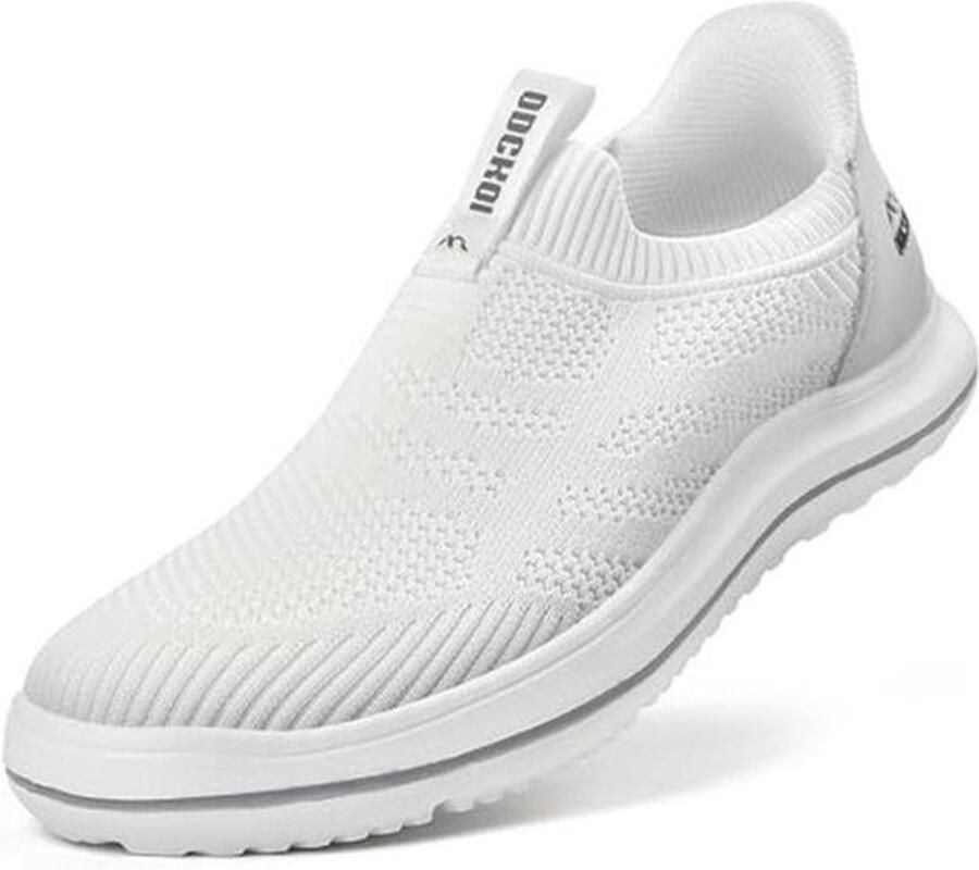 Comfortabele slip-on sneakers voor heren Lichte ademende sportschoenen zonder veters