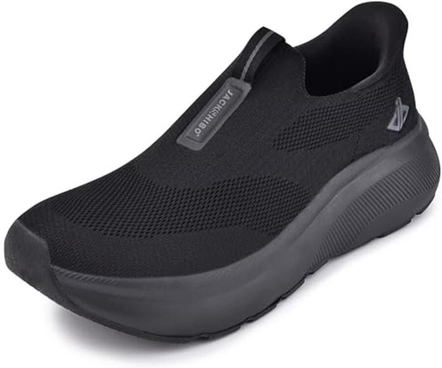 Comfortabele Slip-On Sneakers voor Herenschoenen Ademend Ondersteunend en Ideaal voor Brede Voeten