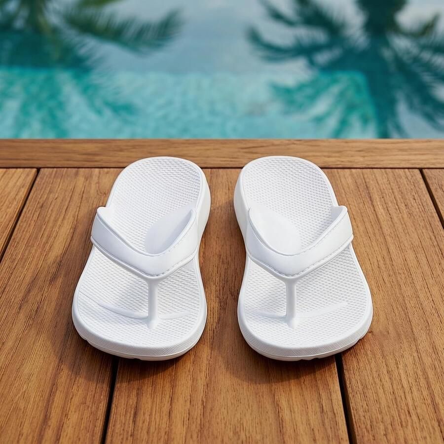 Comfortabele Slippers voor en Zachte EVA Zool Antislip en Ideaal voor Strand en Zwembad
